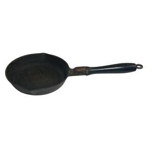 Vintage/Antique Frying Pan Skillet Banner 6” Wooden Handle